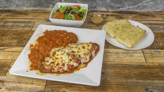 Chicken Parmigiana Dinner.