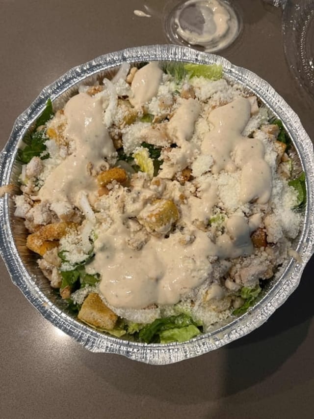 Caesar Salad with Chicken.